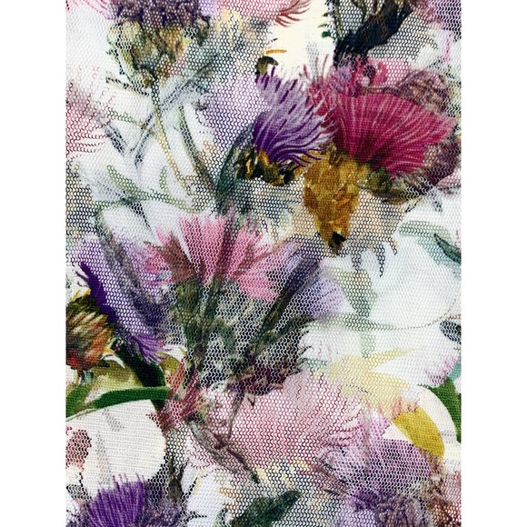 Aratta Silent Journey Rustic Luxury Dress Boho Gypsy Festival Summer Mesh Anthro - Picture 8 of 13